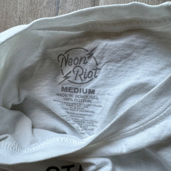 "Stay Kind" Unisex T-Shirt - Size Medium - Neon Riot - 100% Cotton - Picture 3 of 4